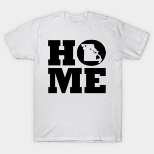 Missouri and Hawai'i HOME Roots by Hawaii Nei All Day T-Shirt